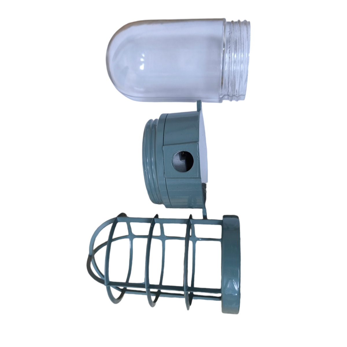 Vapor Lamp E27 with Glass Cover and protective metal cage for lighting installation by VPL