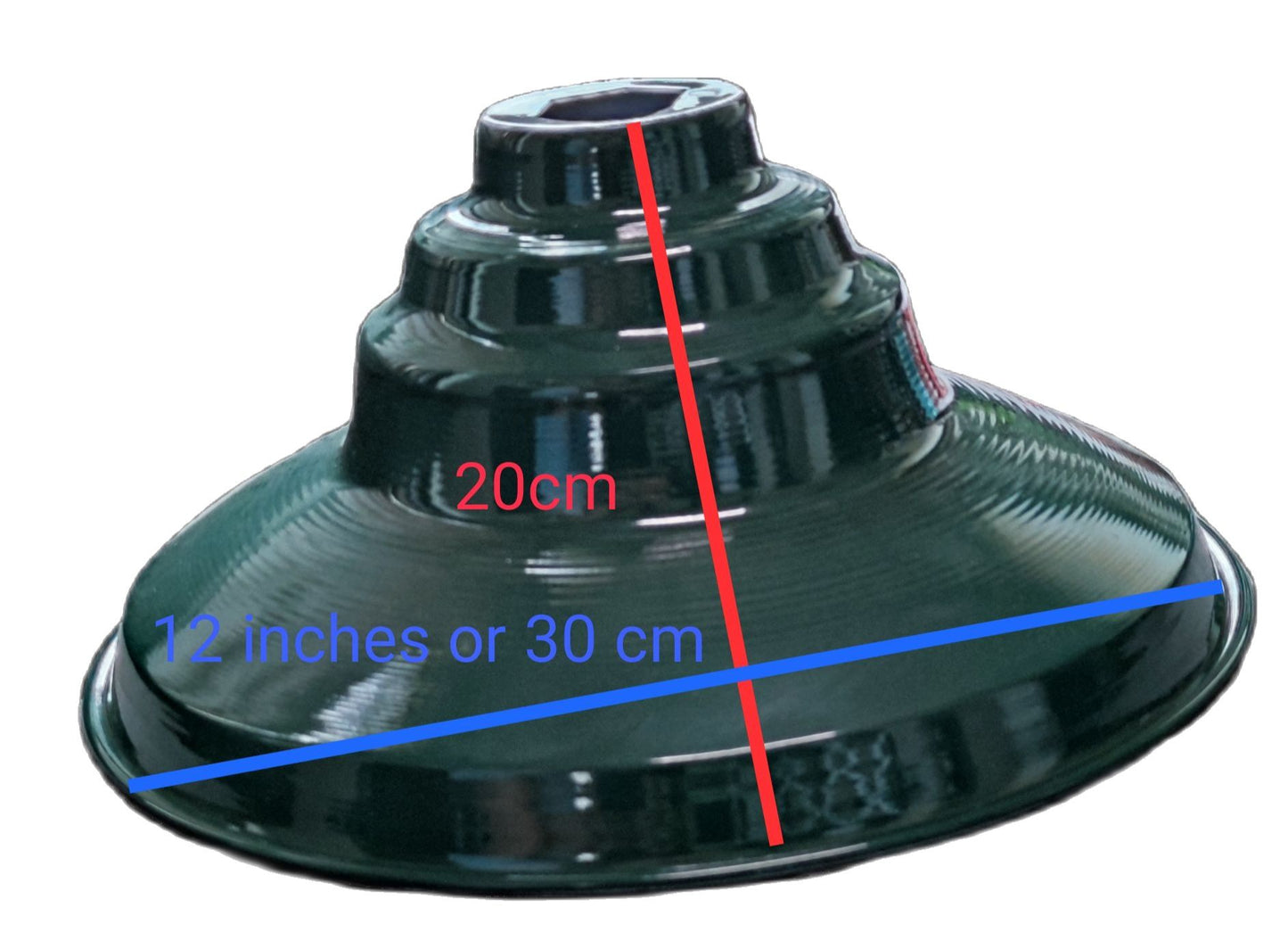 14 inch lamp cover with E27 socket by Amco in black lighting installation accessory