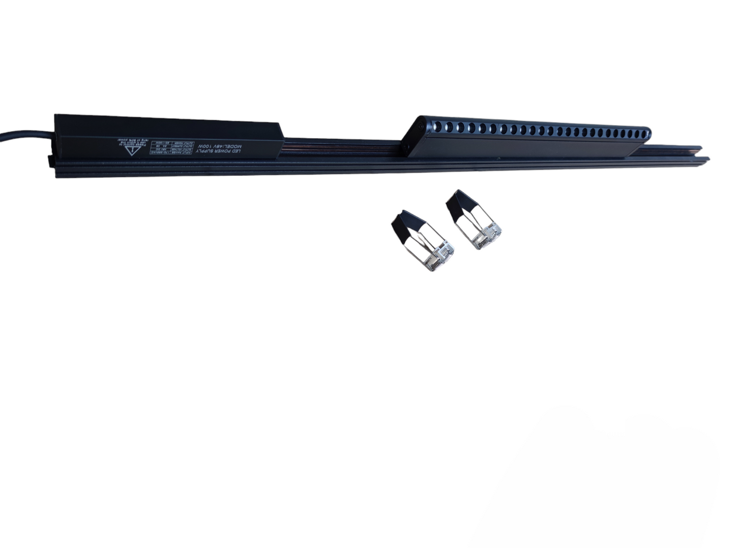 ILLUMIQ TERRA 24W LED Rotary Grille Track Light 220V black ceiling light fixture with two mounting clips