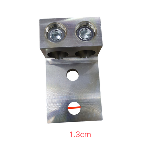 Shihlin 250mm Mechanical Lugs 2 Hole and 2 Nu electrical circuitry part in metallic finish