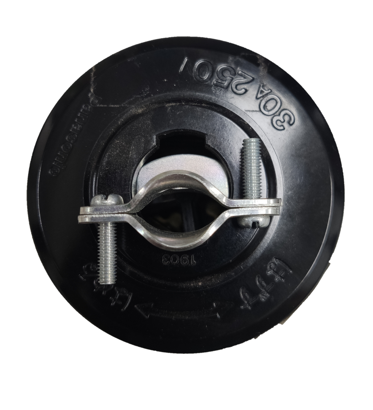 Electx Electrical Supply 30A twist lock plug 250V black industrial power connector with securing screws