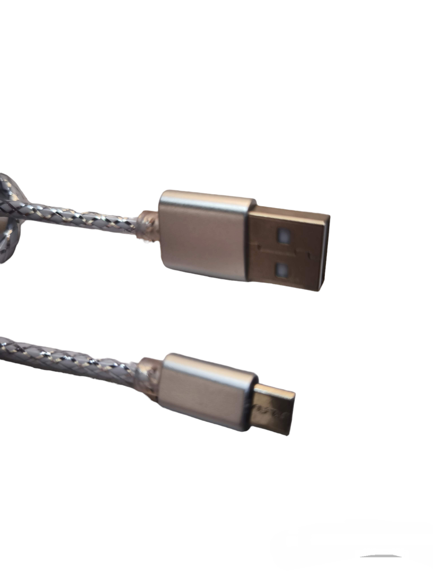 30cm micro USB charging cable with braided design and USB to micro USB connectors from China