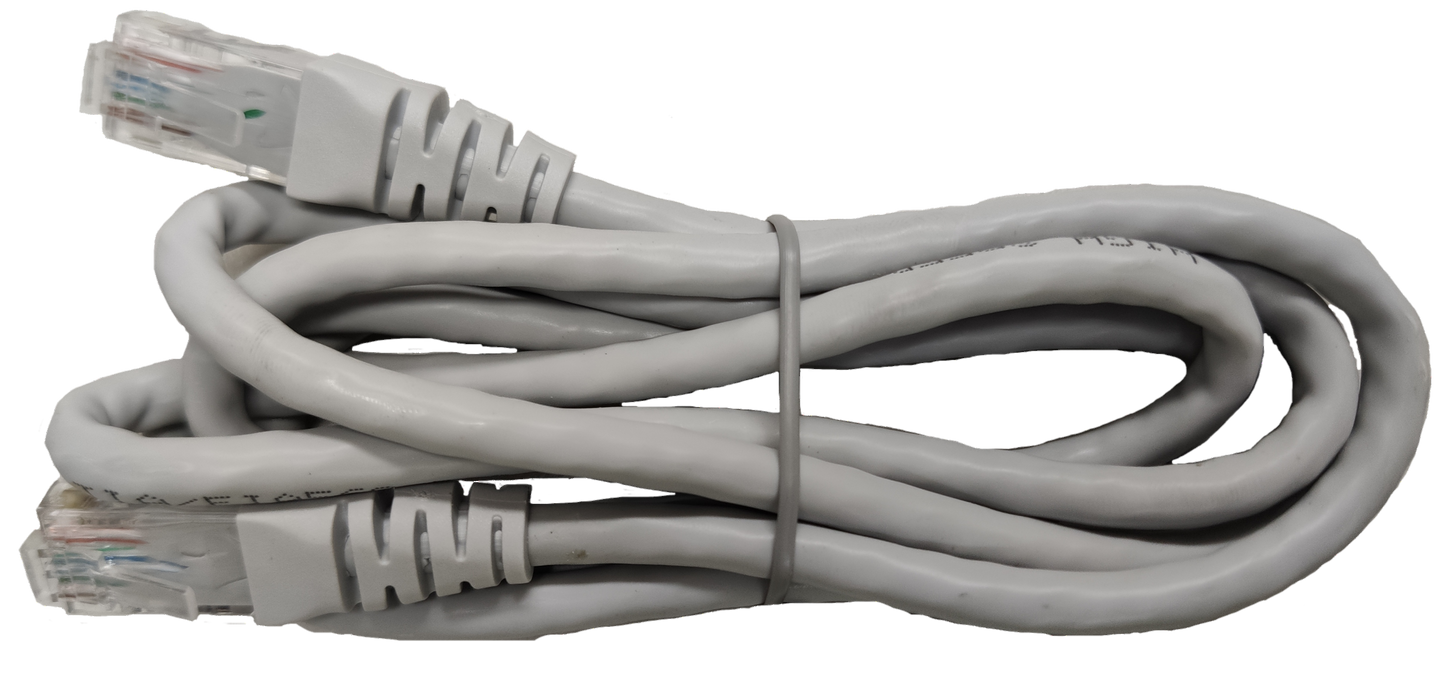 Grippes CAT6 UTP Patch Cable 1.5 Meters with RJ45 connectors in gray for high-speed network connections