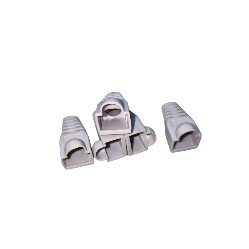 Grippes white Rubber BooT RJ45 Grippes covers for protecting network cable connectors