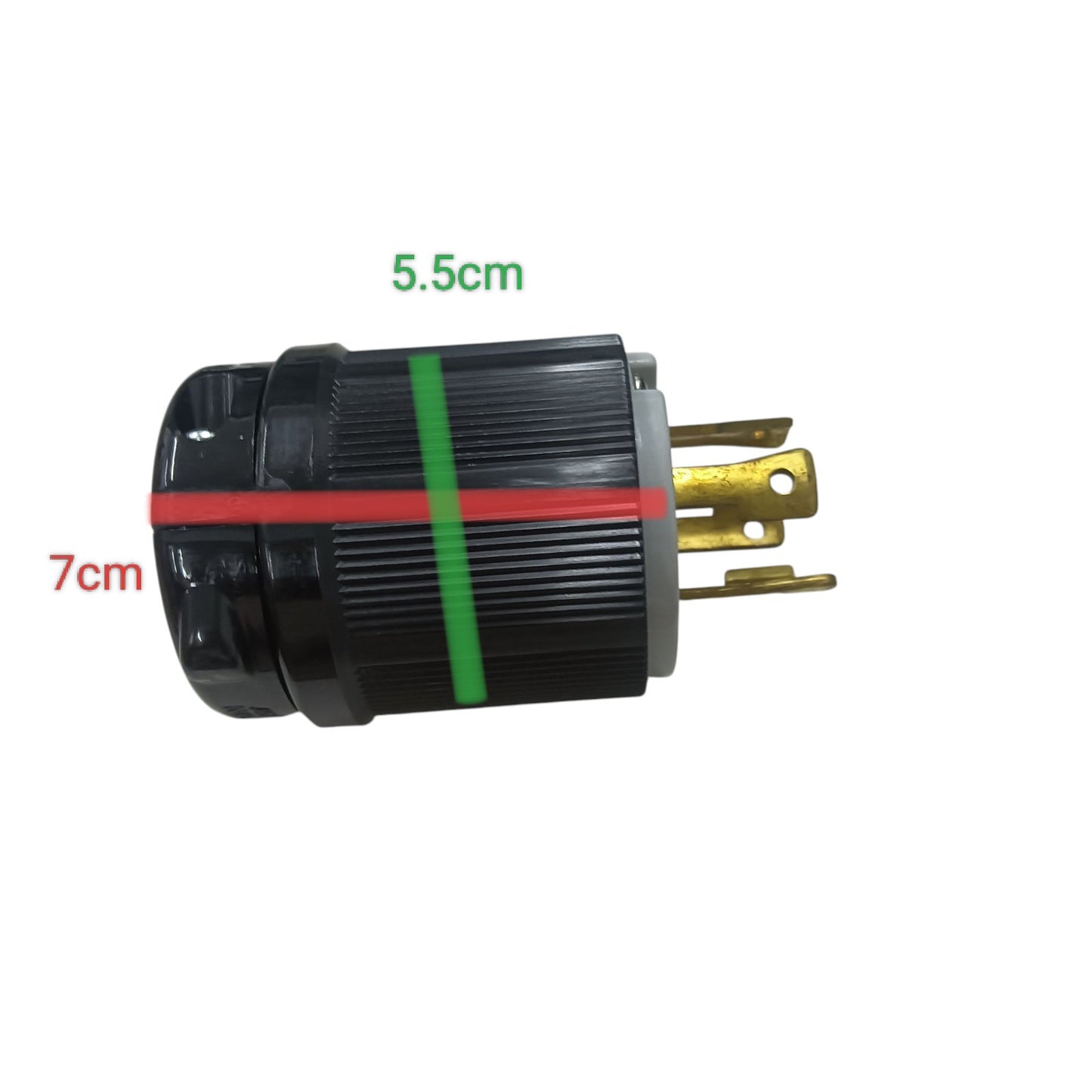 Grippes 30A Twist Lock Plug 3P+E (4P) 250V (NEMA L15) BL1530P, Twistlock Plug 30A 3P+E (4P)