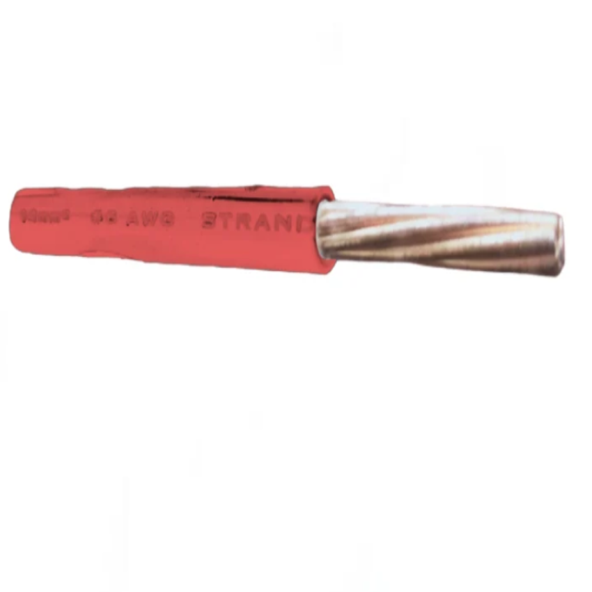 Duraflex 14mm THHN Wire AWG 6/7 THWN Red- Per Meter