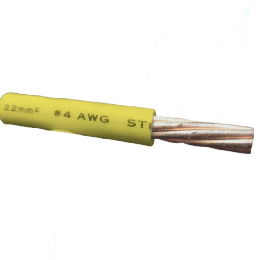 Duraflex 22mm THHN Wire AWG 4 THWN Yellow- Per Meter