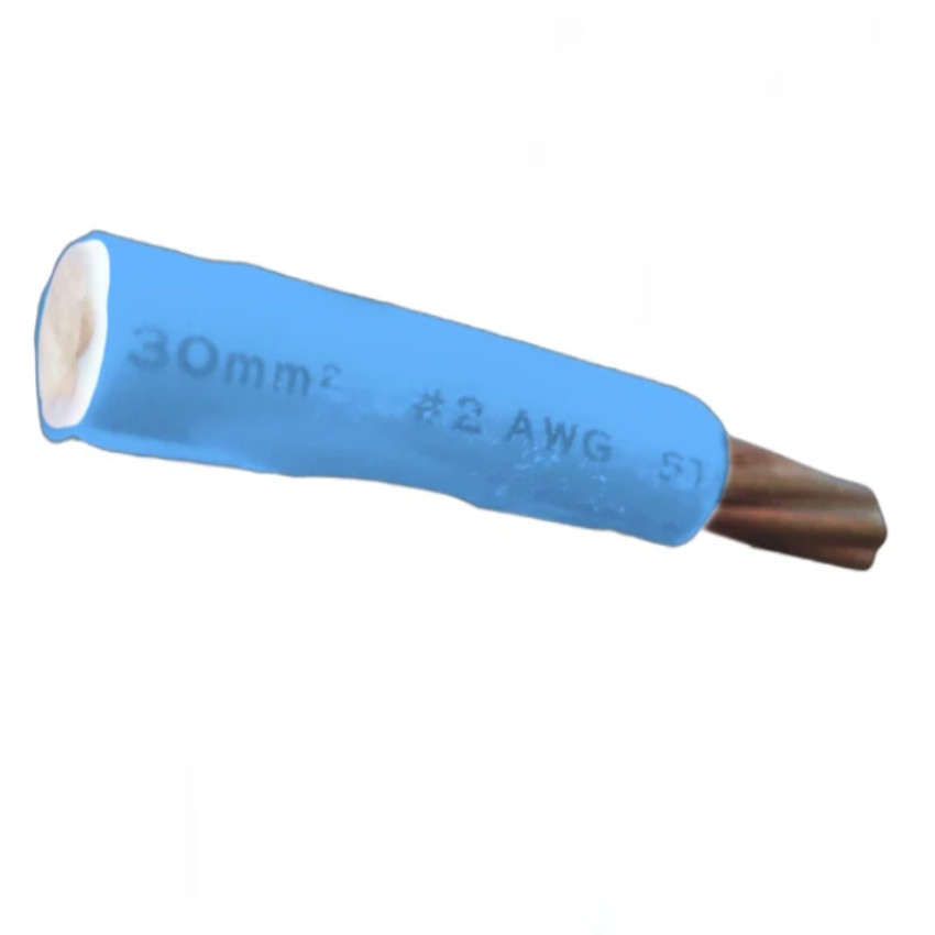 Duraflex 30mm THHN Wire AWG 2 THWN Blue-Per Meter