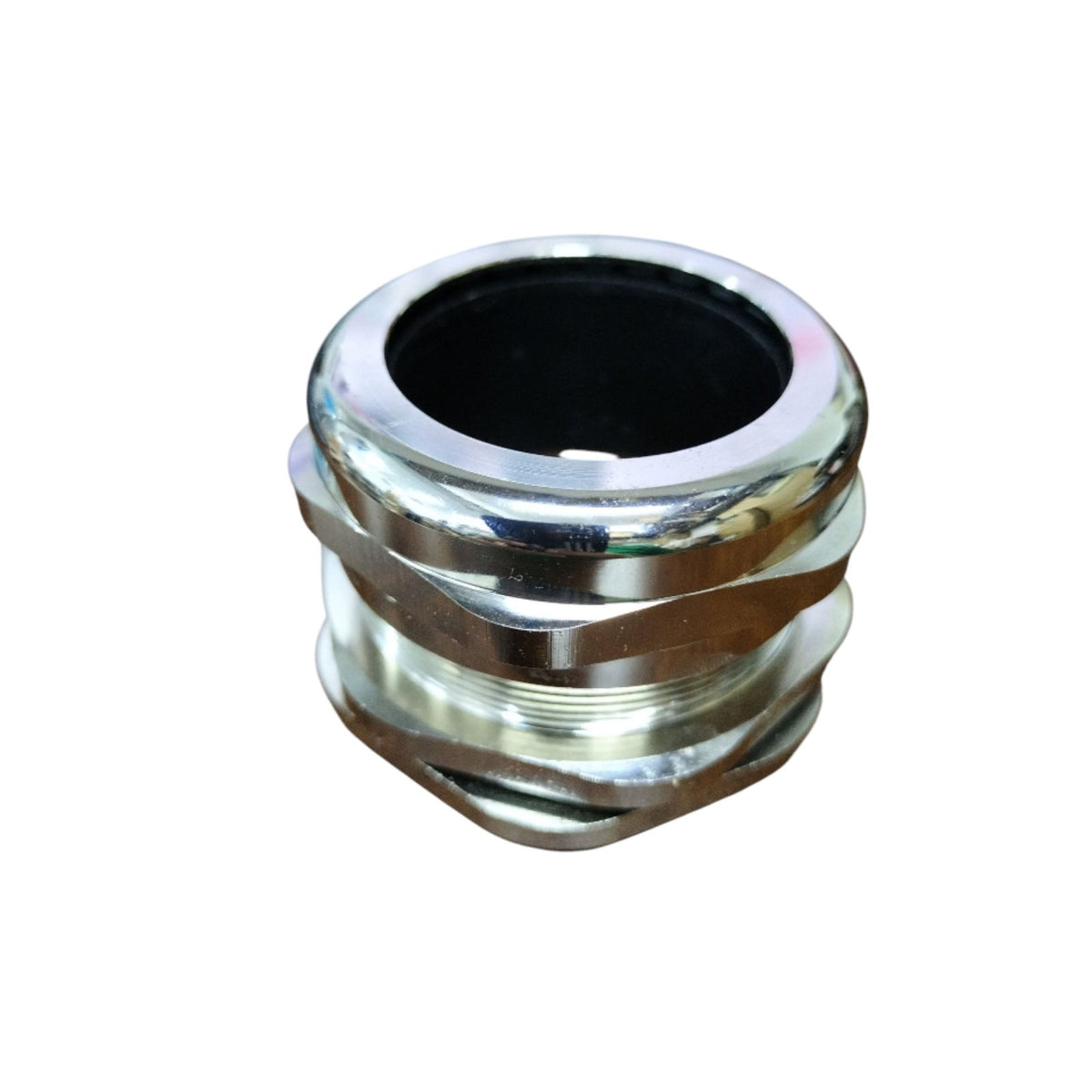 McGill Stailess Steel Cable Gland 37-44mm, M63 M Series Nickel Brass Plated