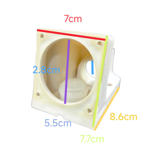 PVC Wall Type Mounting For Industrial Connectors 16A or 32A