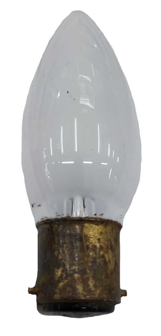 Tungsram 25W Candle Bulb B22 220V incandescent bulb with frosted glass and brass base
