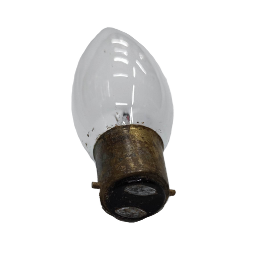 Tungsram incandescent 25W Candle Bulb B22 220V with clear glass and metal base