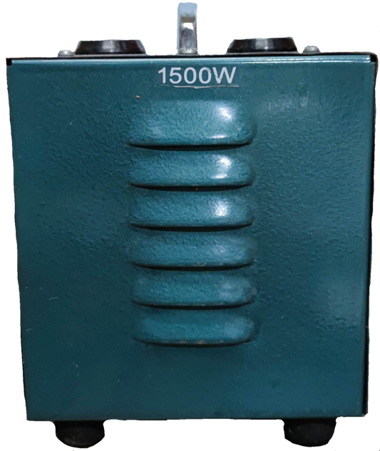 CE 1500W step down transformer 220V for door chimes and bells with sturdy green metal casing