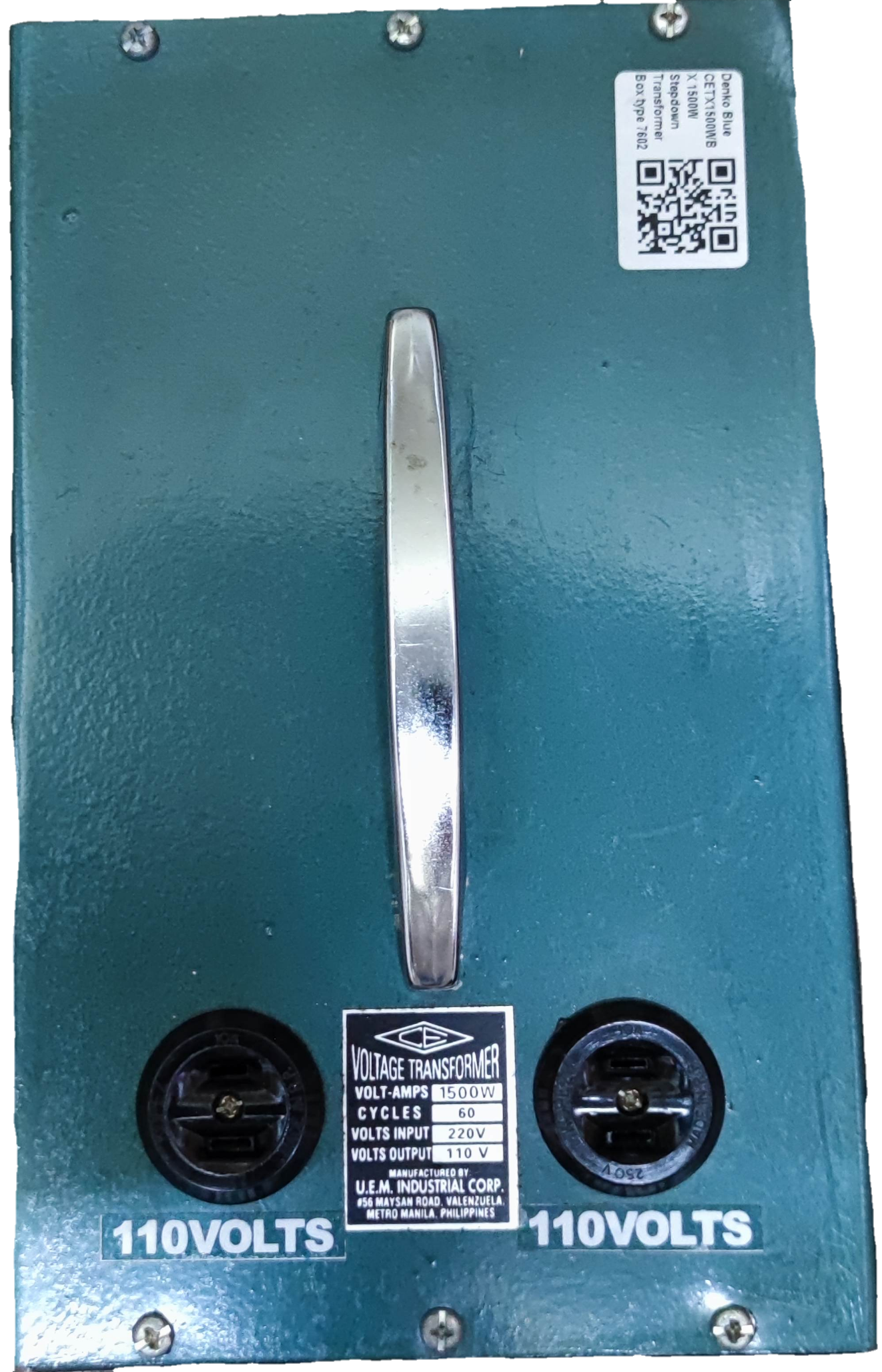 CE 1500W step down transformer 220V voltage transformer with 110 volts output for door chimes and bells
