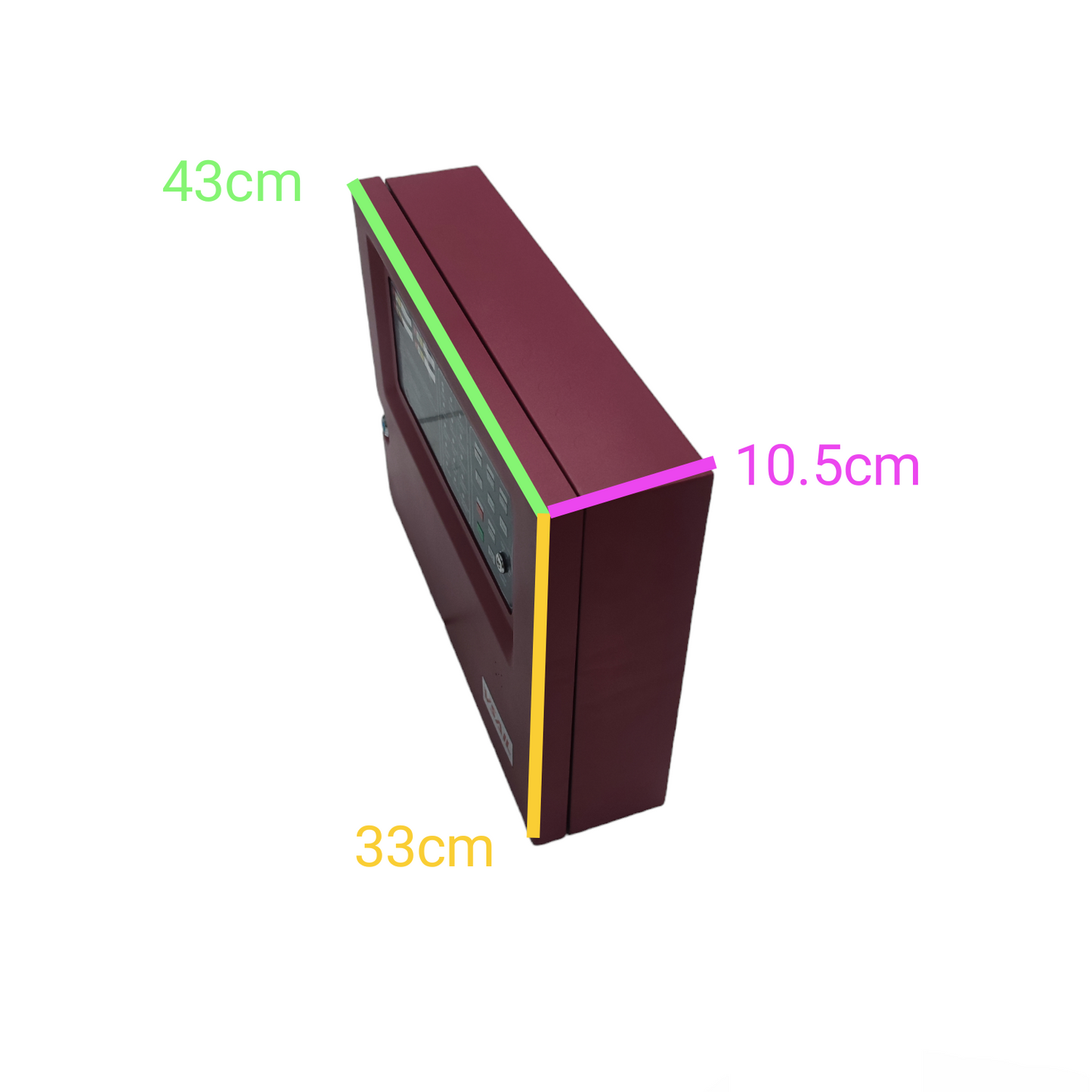 VSAIL Control Panel Conventional Type 4 Zones with dimensions 43cm x 33cm x 10.5cm for fire detection