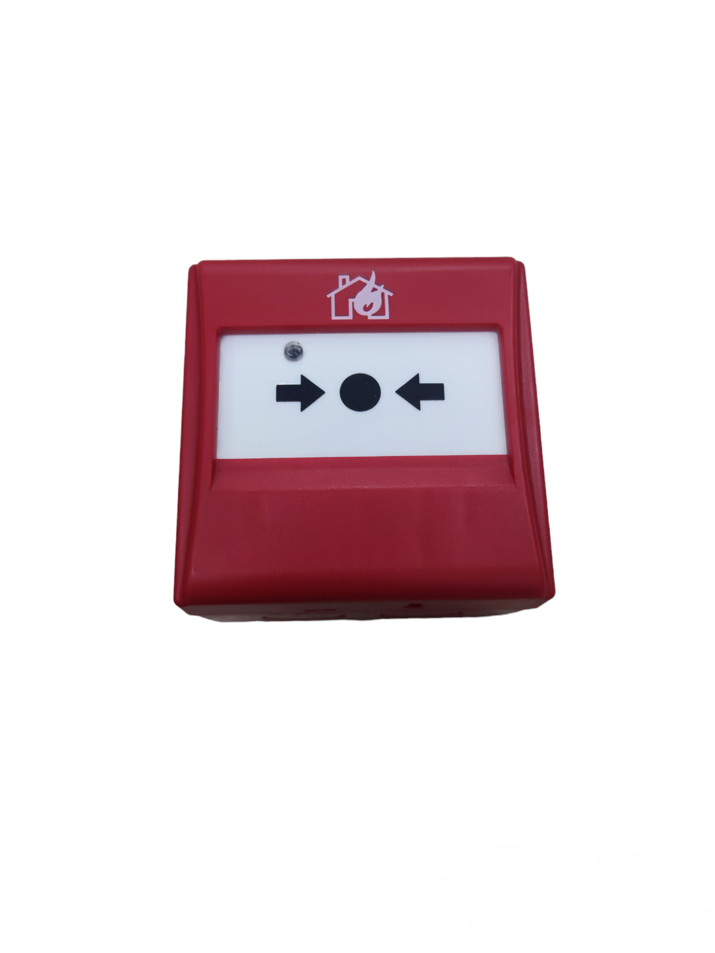 Manual Pull Station VSAIL red fire alarm device with push center button for emergency use