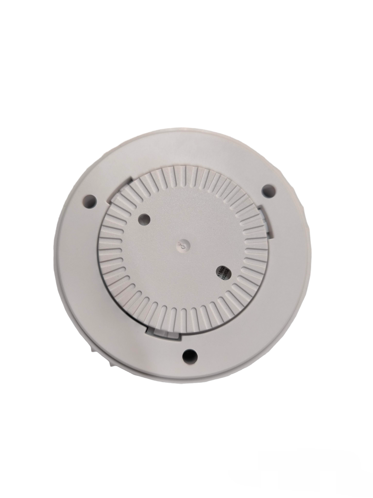 Watcher photoelectric smoke alarm with battery in round white design for safety systems