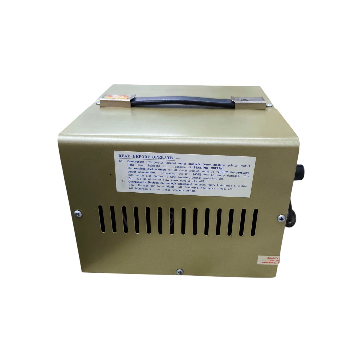 Izuki 350W Automatic Voltage Regulator Input 170V-260V Output 110V and 220V