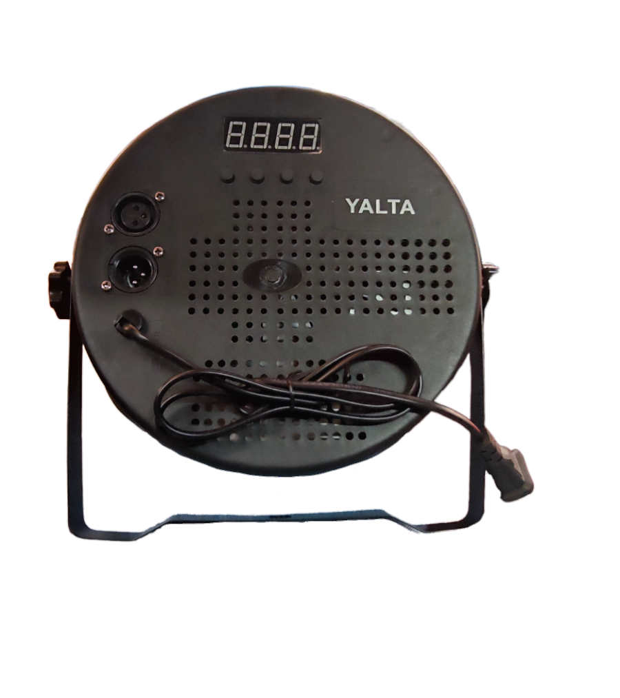 Black YALTA LED bulb 150W 7 Channel 220V stage light with digital display and cable