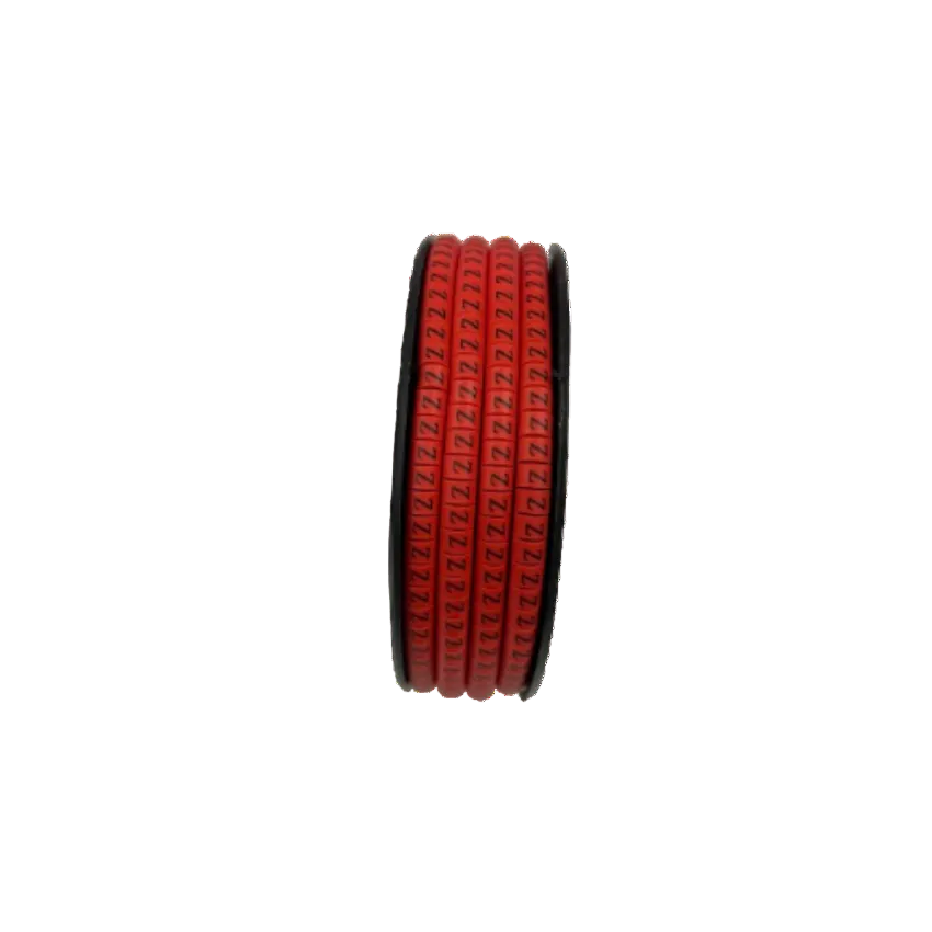 Grippes Z Marker Red 2.6mm to 4.2mm 1000pcs cable management markers in red color