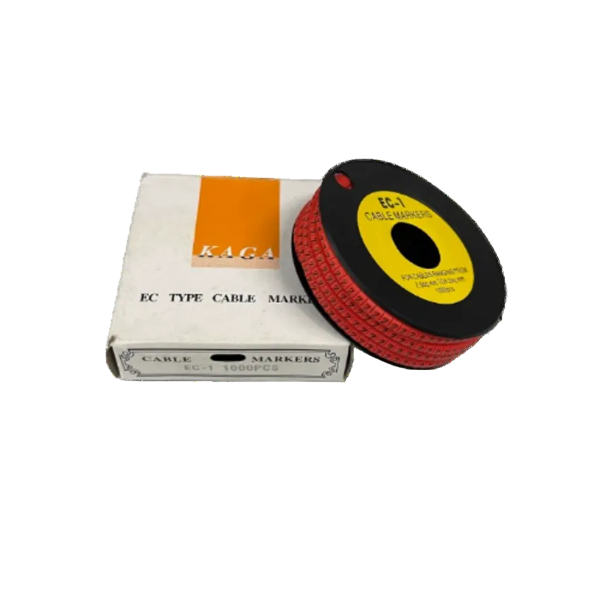 Z Marker Red 2.6mm to 4.2mm 1000pcs cable management markers on spool with box