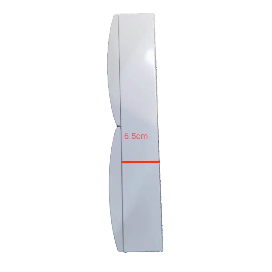Side view of Panel Box ZY with 35 Bus Bar 1 Pole showing slim 6.5cm width in white casing