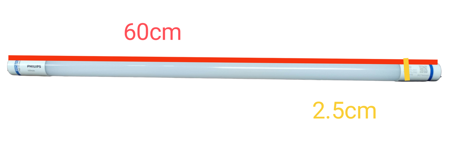 Philips 8W LED Fluorescent Tube Cool White 4000K 220V T8 Single Ended Master Series High Output HO8W/840T8CW