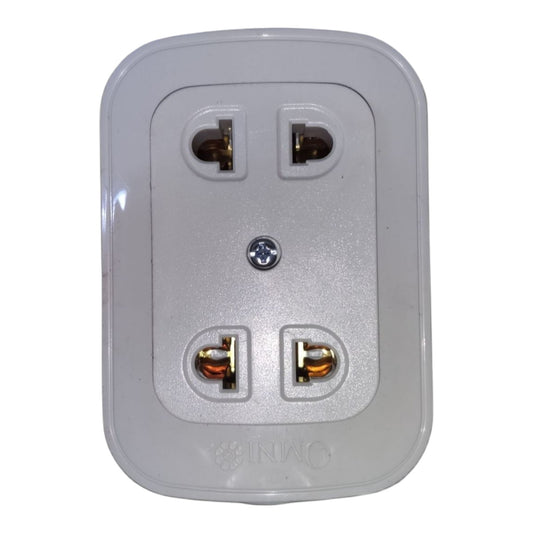 Omni 2 Gang Universal Outlet  Extension Outlet Surface Type Outlet WSO-002