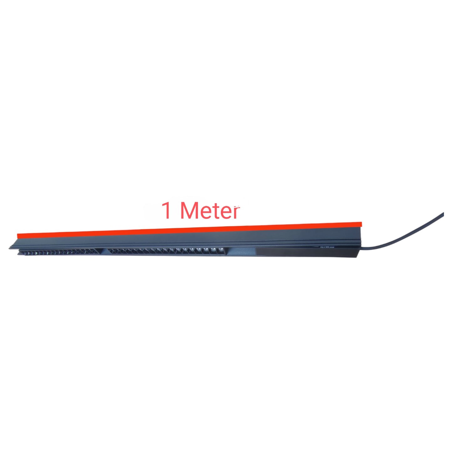 Magnetic Track Light 1 Meter 50mm with 2Pcs 18W LED Grille Track Light 220V Daylight 6500K ( ILLUMIQ TERRA)