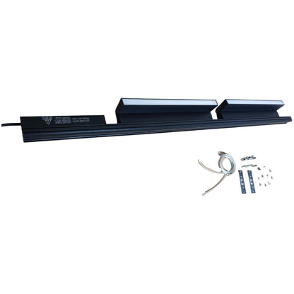 Magnetic Track Light 1 Meter 26mm with 2pcs 18W LED Foldable Flood Track Light 220V Daylight 6500K ( ILLUMIQ TERRA)