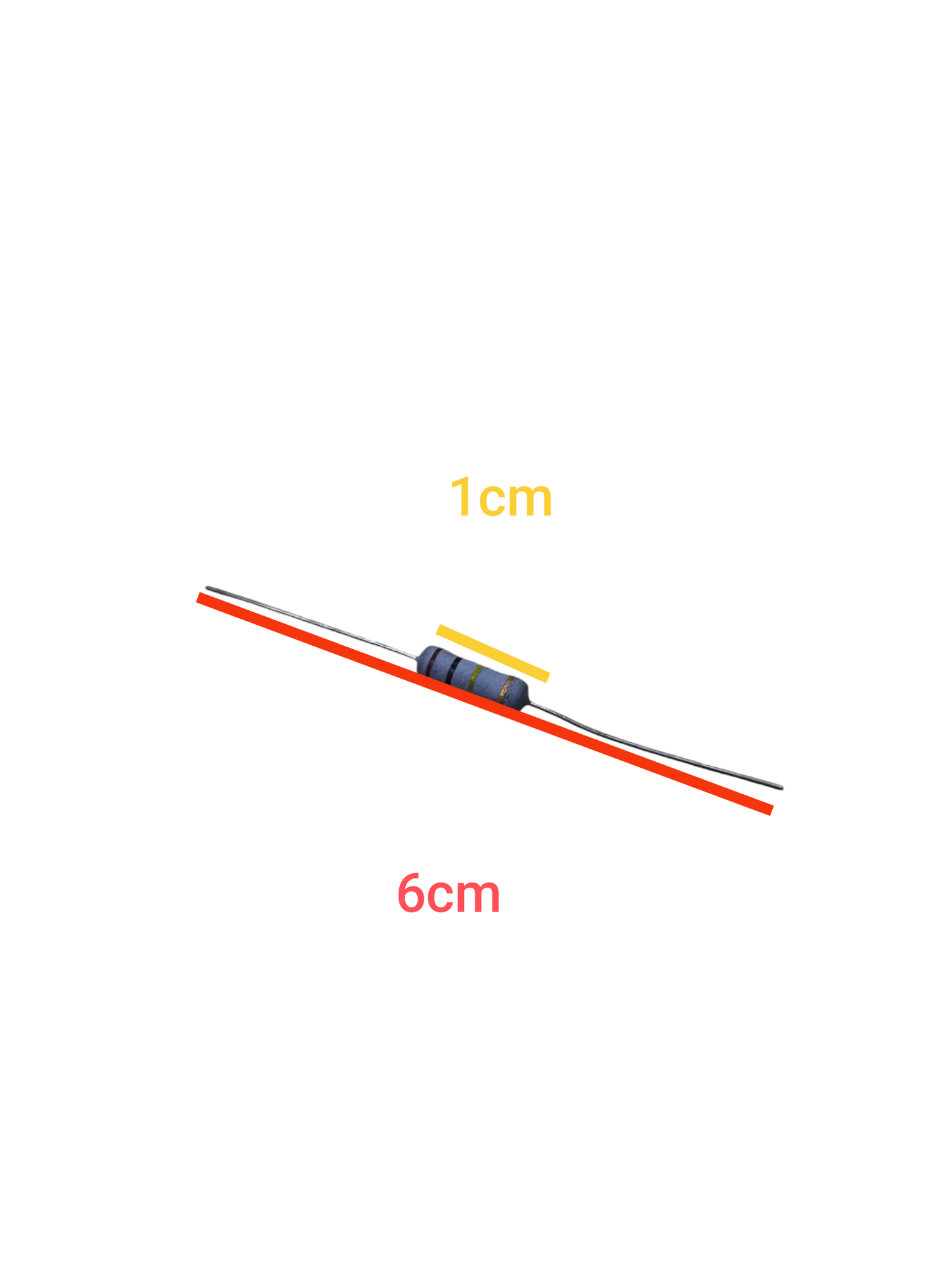 Resistor ohms 1W