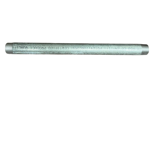 EMT Conduit Pipe Nipple 1 Inch x 16 Inches, Diameter 2.54cm x Length 39cm