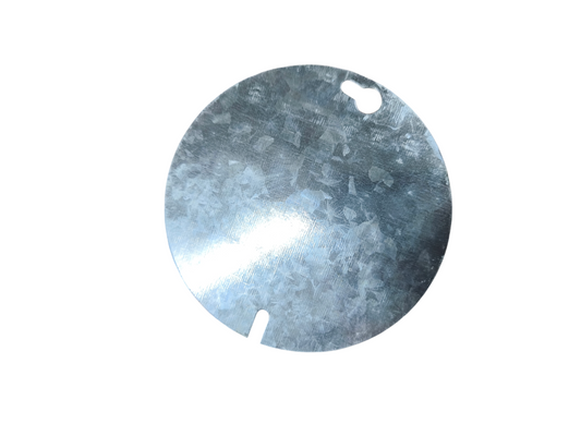 Metal Junction Box Cover 0.30mm Round (5PCS)