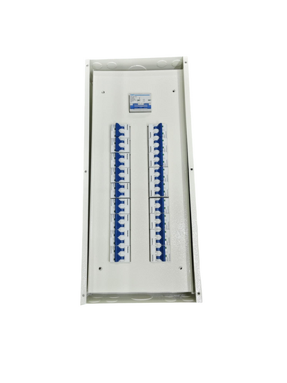 Panel Board 125A 2Pole Chint Miniature Circuit Breaker Metal 2 Pole Main and 18 Branches 2 Pole Panasonic