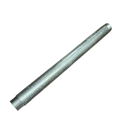 1 inch EMT conduit pipe nipple made of durable metal for reliable electrical connections