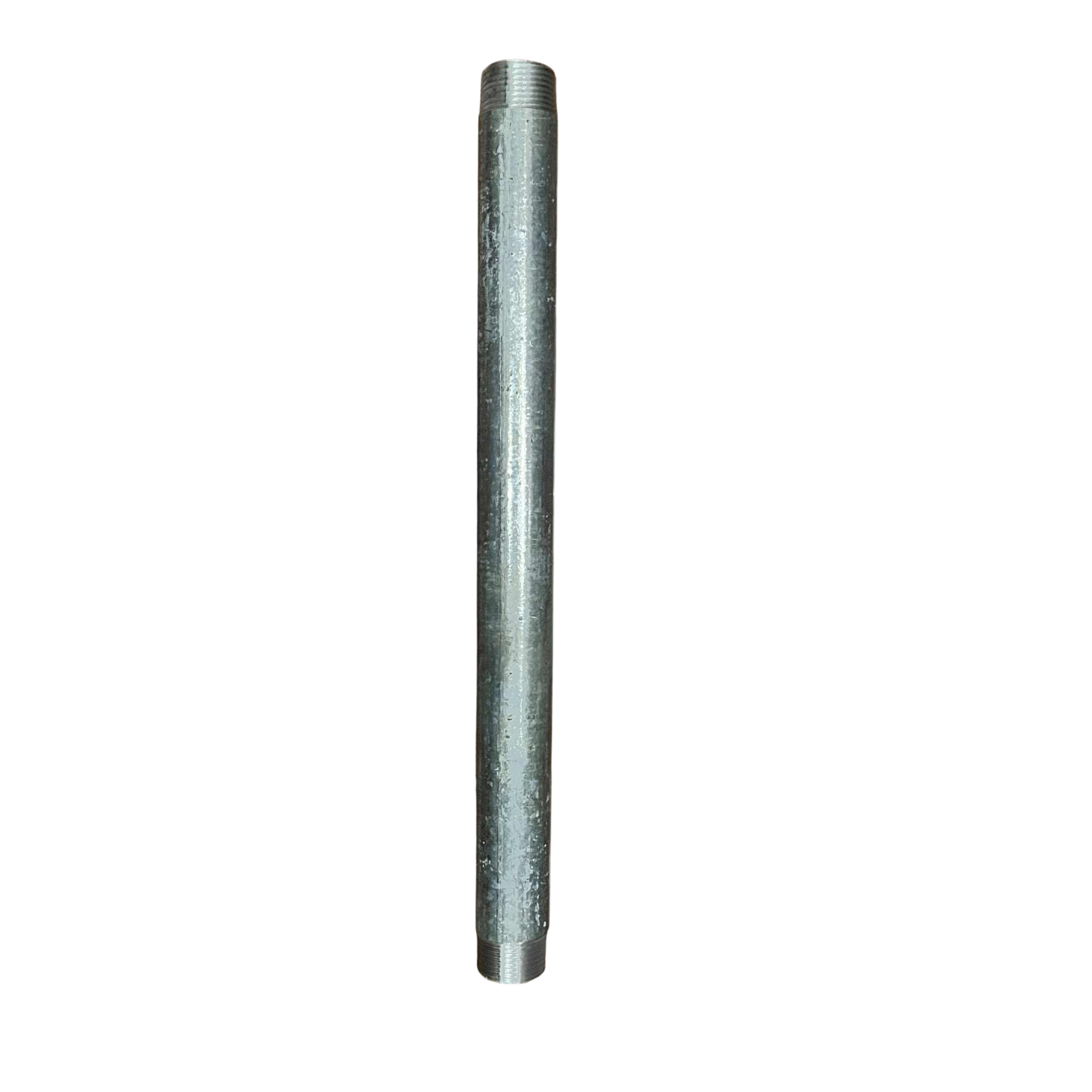 1 inch EMT conduit pipe nipple made of durable metal for electrical installations and conduit connections