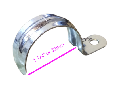1 inch metal pipe Malleable clamp for securely fastening pipes with durable construction