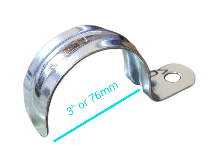 1 inch metal pipe Malleable clamp for secure mounting and support of pipes
