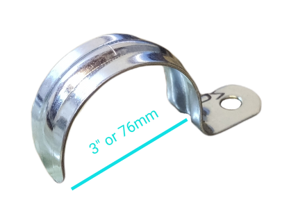 1 inch metal pipe Malleable clamp for secure mounting and support of pipes