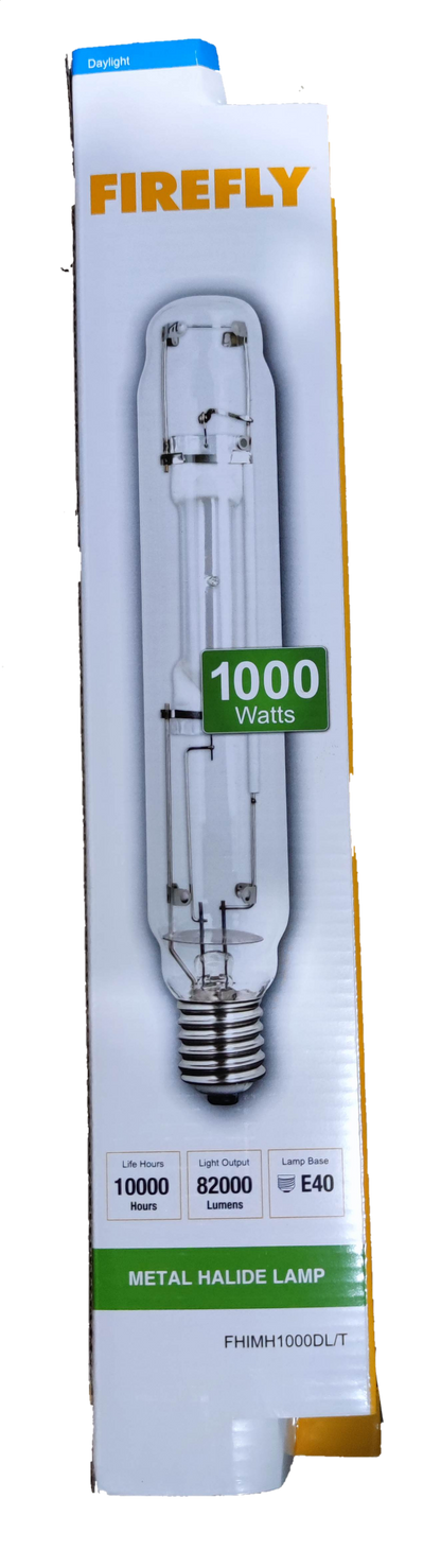 Firefly 1000W metal halide lamp E40 high intensity discharge bulb with 10000 lumens and 82000 hours lifespan