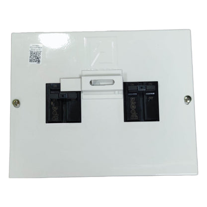 GE and Koten 100A manual transfer switch with durable white housing for reliable electrical control