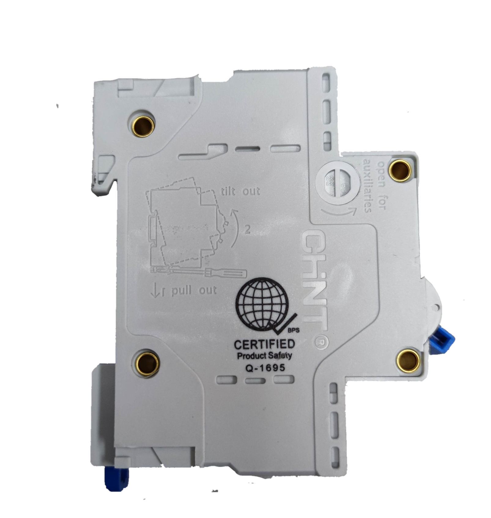 Chint 100A miniature circuit breaker 10 Kaic 1 Pole 220V electrical component in white casing