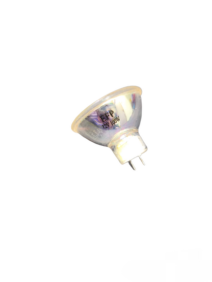 Stanley 100W 12V MR16 Dichroic Halogen Bulb with two-pin base for focused lighting