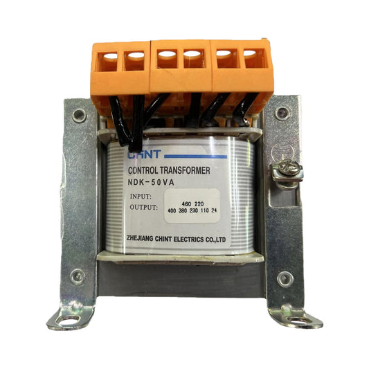 Chint Control Transformer 50VA NDK-50 Single Phase Input 220/460VA Output 0, 24,110,230,380,400VAC