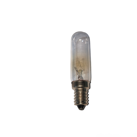 E14 220V warm white bulb 3000K with a clear glass cover and classic design