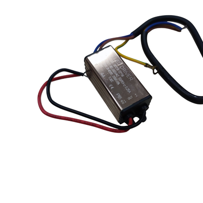 LED driver 300mA for 10W SMD chip with connecting wires and compact design for efficient power management