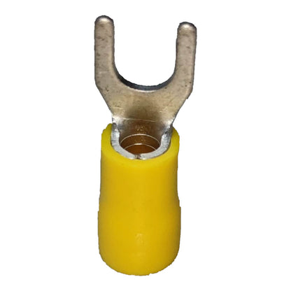 Local Terminal Lugs Y Type Yellow Insulation 5.5mm (5PCS + 5Pcs Free), Y Terminal Lugs, Y Terminal Lugs