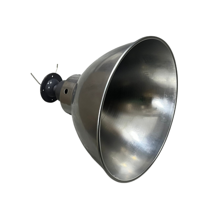 Biglite 12 aluminum reflector E27 socket lighting installation accessory in metallic finish