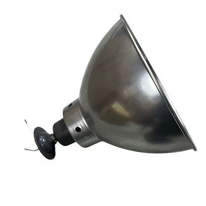 Biglite 12 inch luminum reflector E27 socket lighting installation accessory in metallic finish