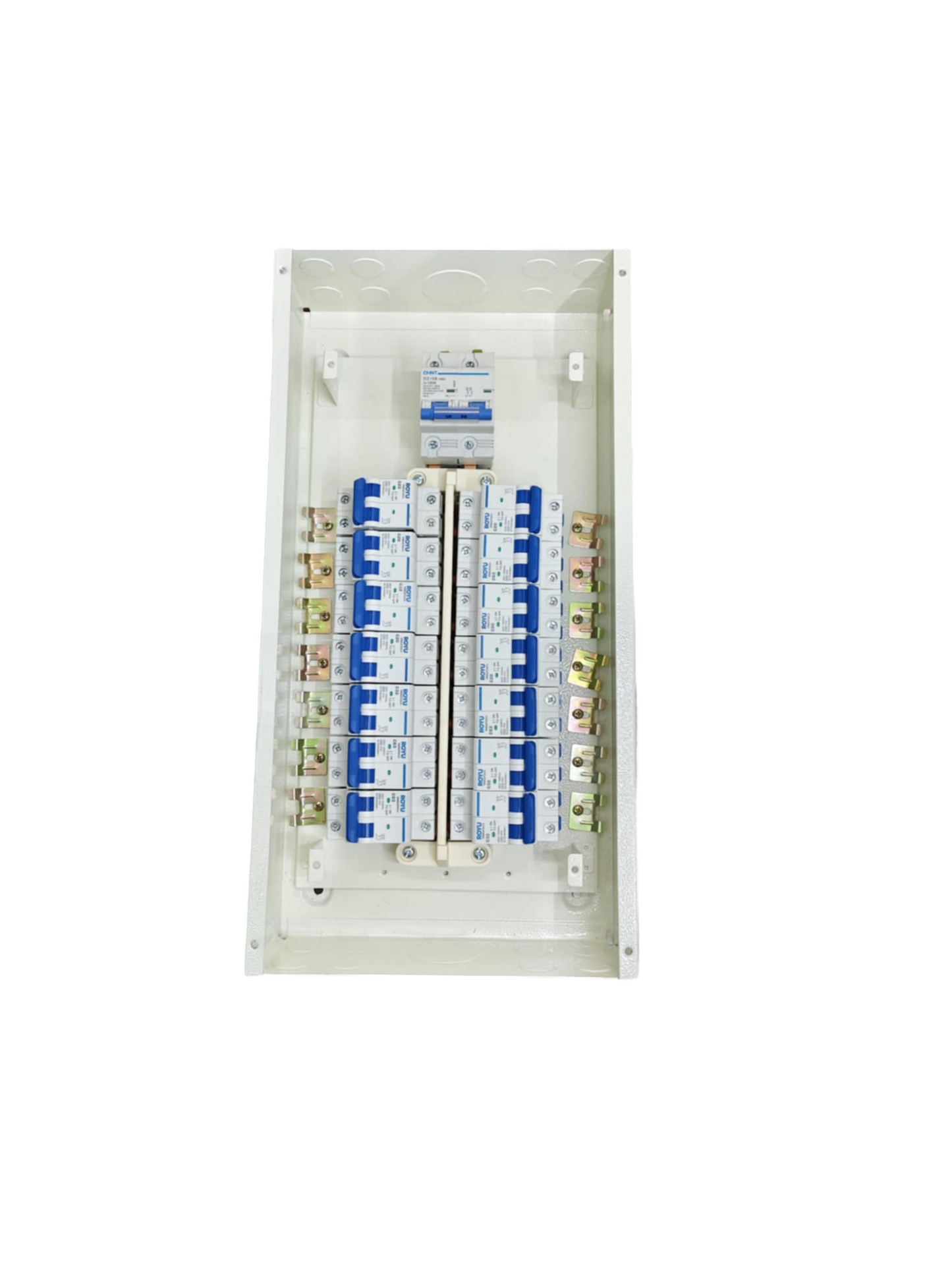 125A panel board with breakers from Chint Koten Royu electrical circuitry and parts